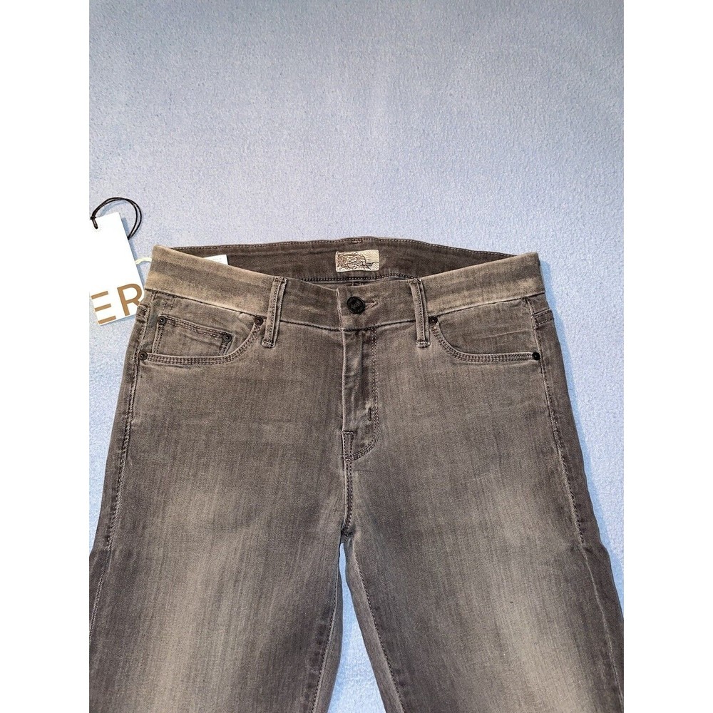 MOTHER Jeans Looker Ankle Fray In Deep Voodoo 27